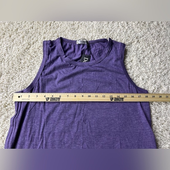 Women’s Medium Deyeek Purple Sleeveless Surgery Top - Picture 5 of 6